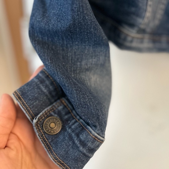 Vintage America XL Stretchy Denim Jean Jacket - Picture 7 of 7